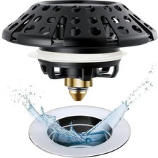 Universal Tub Stopper Bathtub Drain Plug, Pop Up Tub Drain Hair Catcher, Drain