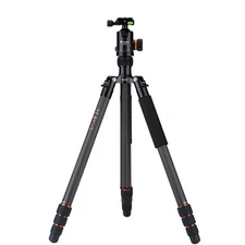 Fotopro X-Go Max 4-Section Carbon Fiber Tripod with ballhead black