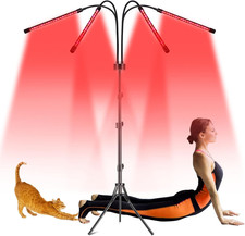 Red Light Therapy for Body Face with Stand,Infrared Light Therapy Lamp,660Nm Red