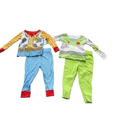 Disney Baby Pajamas 2T Toy Story Buzz Woody Pjs Set Toddler Disney
