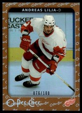 2006-07 O PEE CHEE Andreas Lilja 076/100 Detroit Red Wings #187