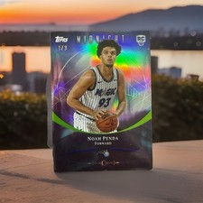 Noah Penda 2025-26 Topps Midnight-Witching Hour #1/3 Refractor RC #93 alpha card