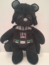 Build A Bear BAB Star Wars Darth Vader Plush 18" w/ Cape- Retired