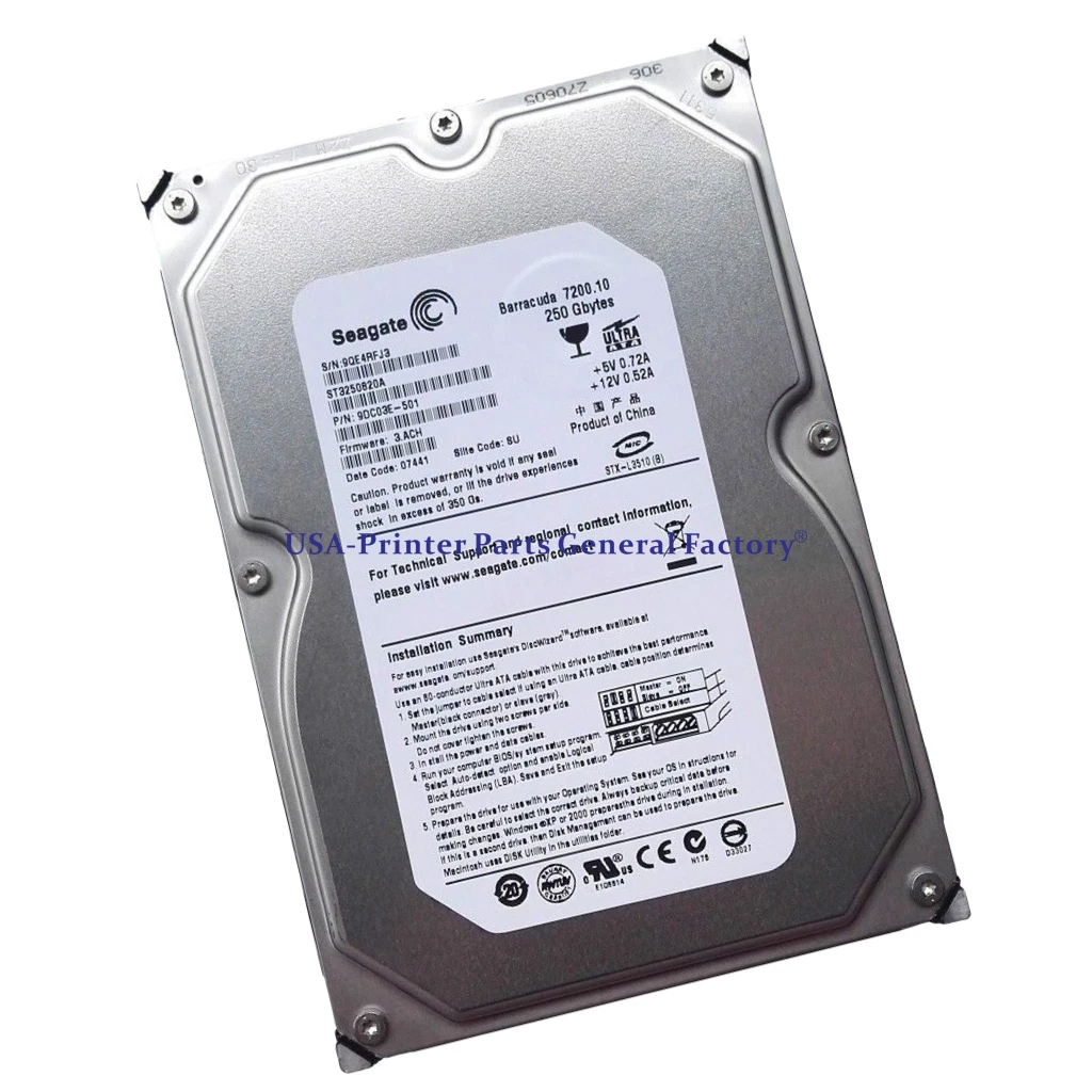 PATA/IDE/EIDE 250GB Internal Hard Disk Drives for sale | eBay