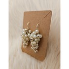 Lot of 3 Elegant Faux Pearl and Gold Fashion Earrings — photo 8