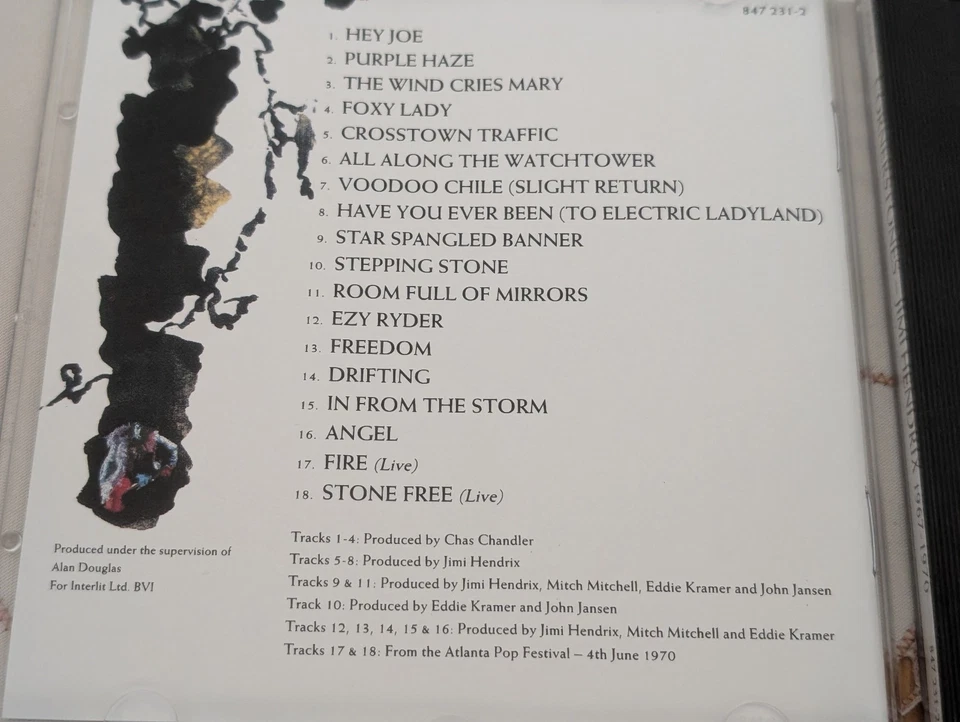 Jimi Hendrix Cornerstones 1967-1970 - 1990 Psychedelic Rock Hey Joe Purple Haze - Bild 2 von 4