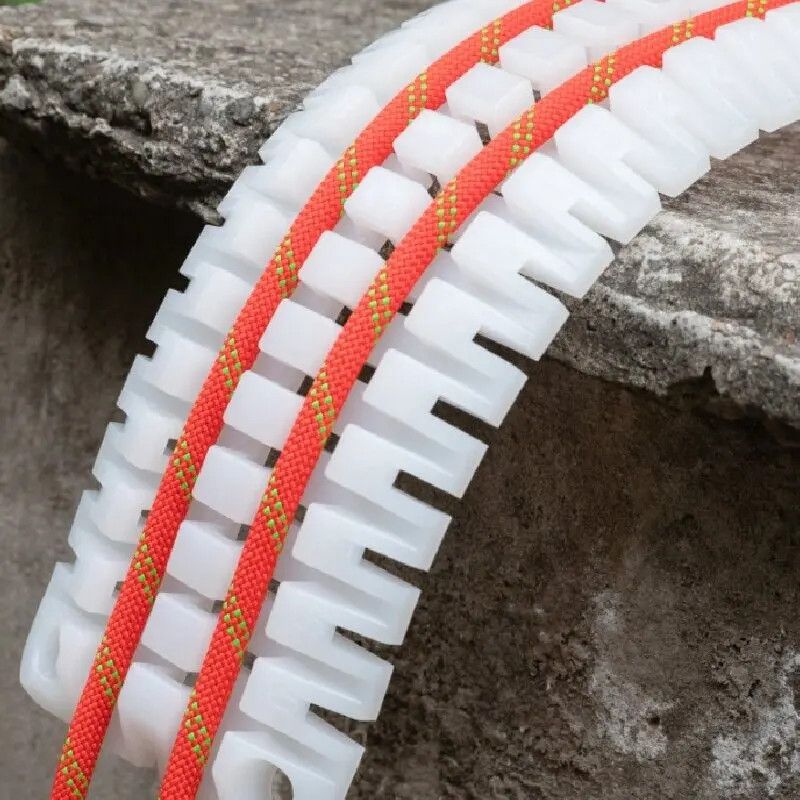 Cubierta protectora de cuerda de escalada en roca antideslizante placa cuerda funda protectora