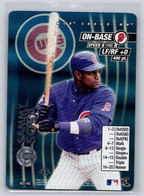 Sammy Sosa - 2001 MLB Showdown 1st Edition #087 - Chicago Cubs