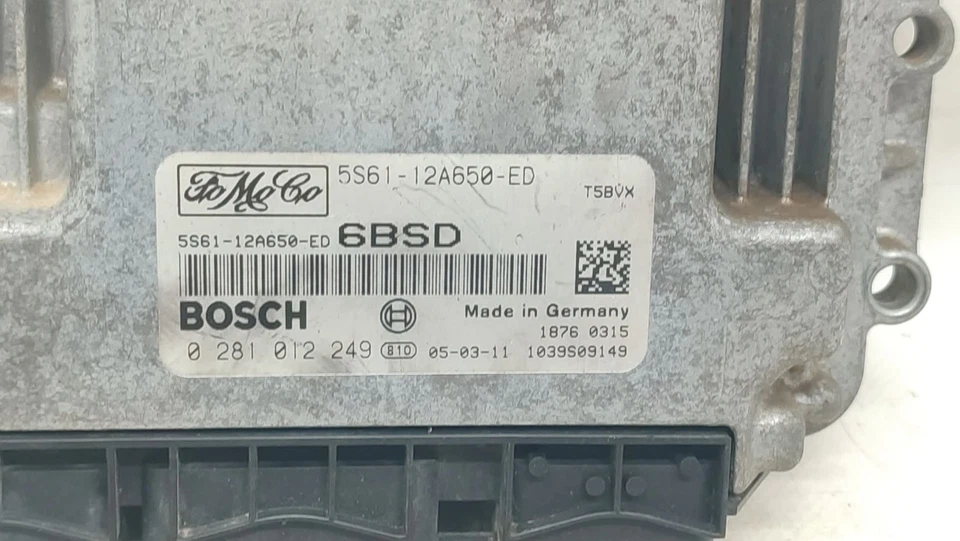 5S6112A650ED6BSD CENTRALINA MOTORE / 2370601 PER FORD FUSION JU_ 1.6 TDCI - Immagine 2 di 4