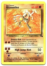 Hitmonlee 22/62 Rare Fossil Pokemon Unlimited on eBay