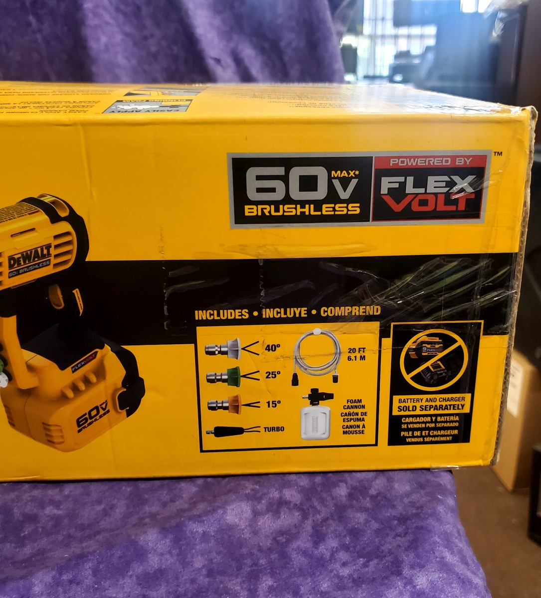 DEWALT DCPW1000 PSI 高圧洗浄機本体 バッテリーセット DCPW1000 60V