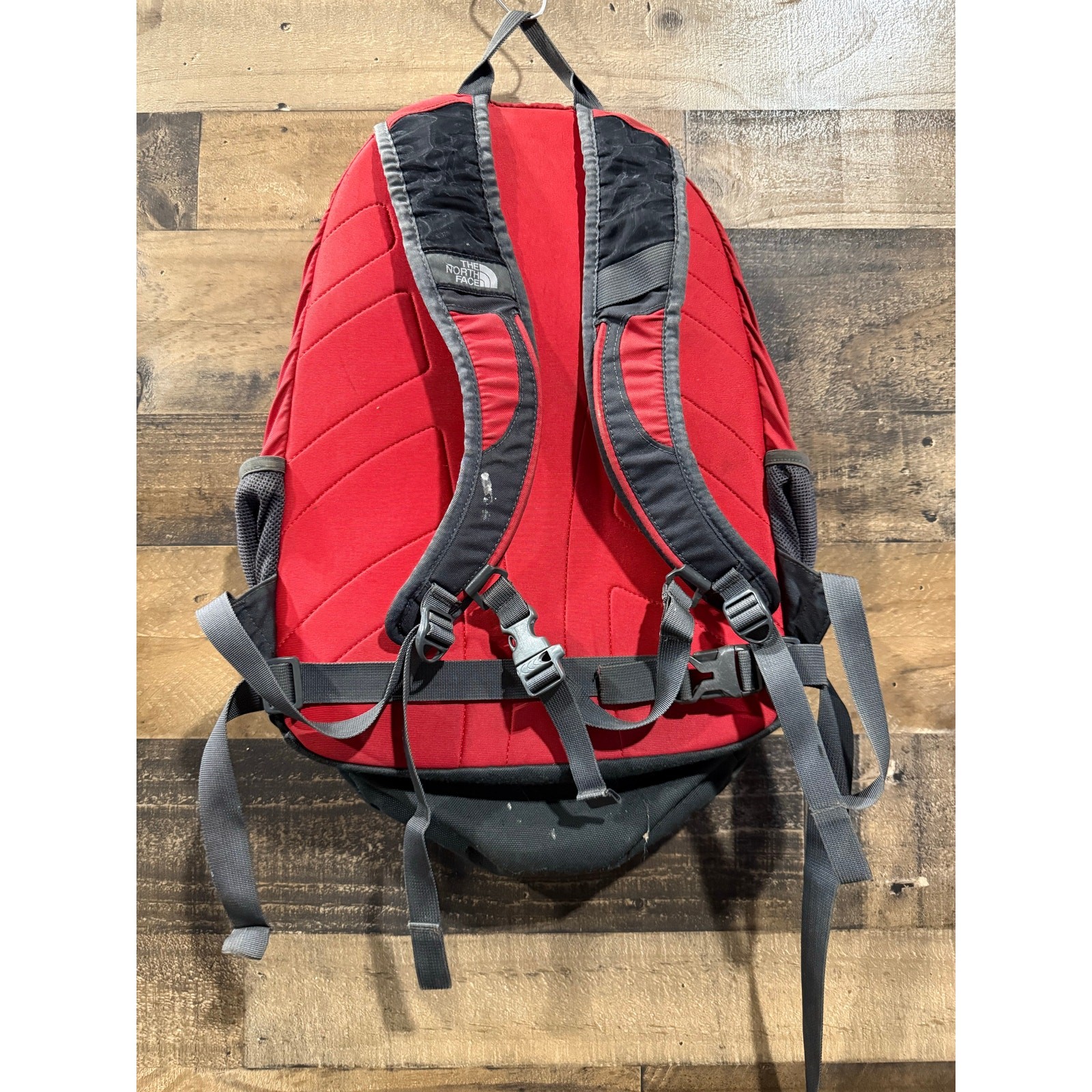 North Face Jester Backpack- Red/Gray - image 5