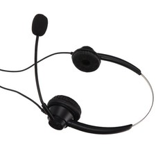 H360DRJ9MV RJ9 Office Headset Binaural Telephone Headset With Adjustable Spe LW