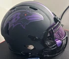 RAY LEWIS Signed Baltimore Ravens Full Size Speed Authentic Helmet w/ Visor 🐦‍⬛