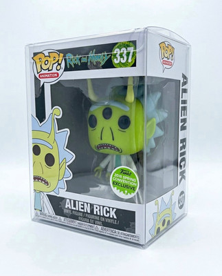 Funko POP! Animation Rick and Morty Alien Rick #337 2018 Spring Exklusiv Vinyl