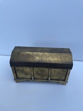 Vintage Brass Trinket Chest/ Trunk