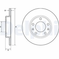 2X Bremsscheibe Hinterachse FüR Peugeot 308 II SW Kasten/SchräGheck Kasten/Kombi