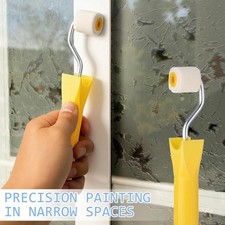 1 inch Mini Paint Roller Set with 4 Refills for Cabinets & Doors Versatile
