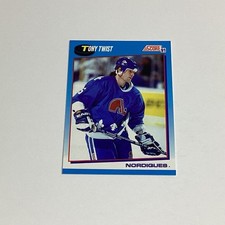 Tony Twist Nordiques 1991 Score Hockey Card #396