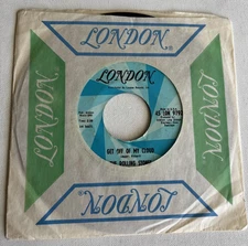 THE ROLLING STONES, GET OFF OF MY CLOUD, LONDON#9792, ROCK & ROLL 45 RECORD,1965