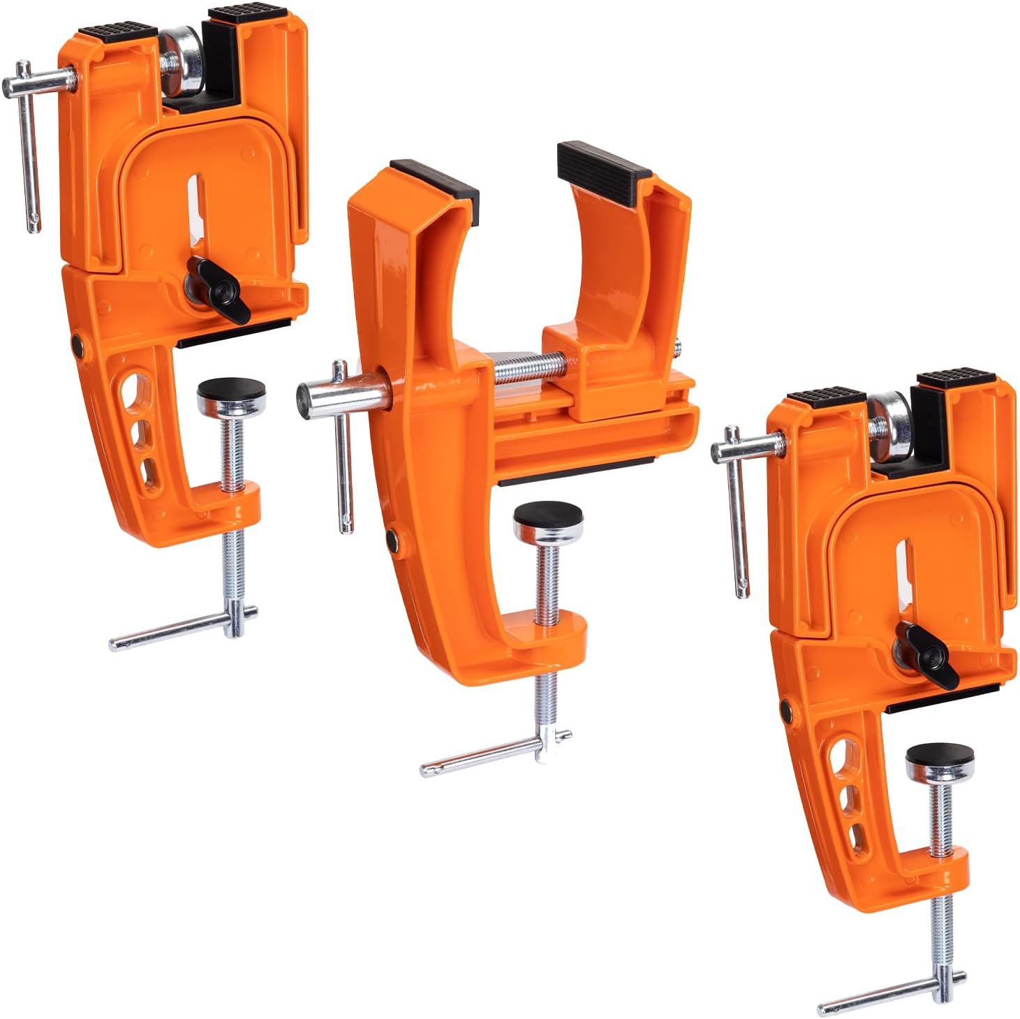 Tuning Vise Set With Non-slip Pads & Rubber Brake Retainers