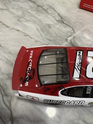6x AUTOGRAPHED Elliott Sadler 2000 Citgo 70s Scheme 1/24 Diecast