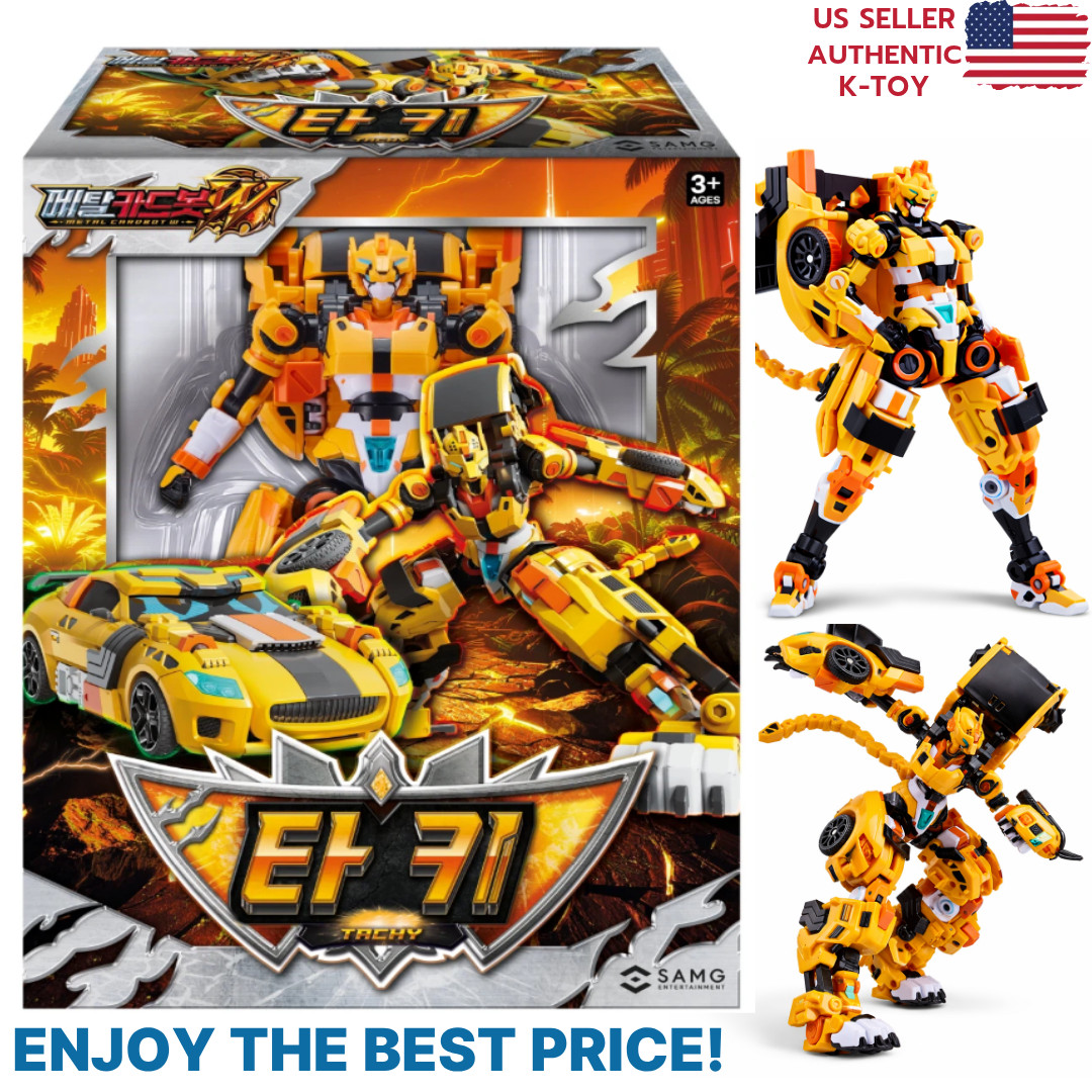 Metal Cardbot W Tachy Transforming Robot Car Toy SAMG Korean Action Figure