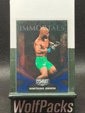 2025 Panini Combat Anthology - Immortals Demetrious Johnson #18 B Fireworks /125
