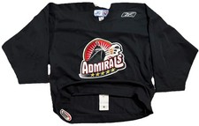 Norfolk Admirals AHL PRO Reebok Practice Hockey Jersey SZ 54 Black *USED MIC