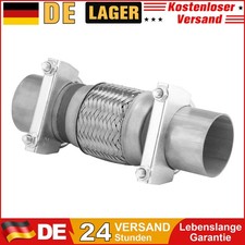 Flexrohr Edelstahl 55x100 mit 2x Schellen für AUDI A3 A4 B5 A6 VW PASSAT 3B Shfw