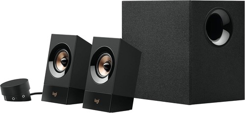 Głośniki multimedialne Logitech - Z533 (3 sztuki) - czarne - 980-001053 - Zdjęcie 2 z 6