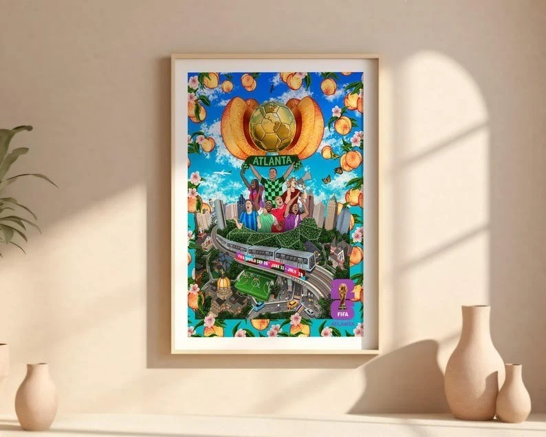 FIFA World Cup 2026 Cityscapes Poster
