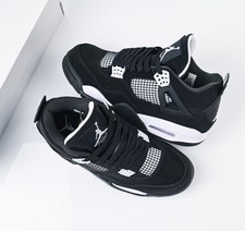 Jordan 4 Retro OG "White Thunder" Basketball Shoes for Men's Shoes