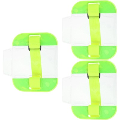 3 Pcs ID Card Armband Holder Badge Holders Security Man Office Name