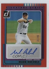 2025 Panini Donruss Signature Series Red 31/49 Mark Buehrle #SG-MBL Auto 4z8