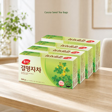 Dongseo Cassia Seed Tea Bags (4 Pack, 72 Tea Bags)