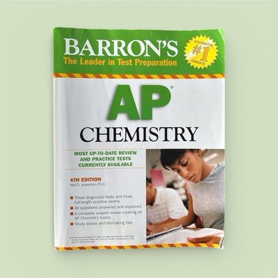 Barron's AP Chemistry Study Guide 4th Edition Advanced Exam Prep Book