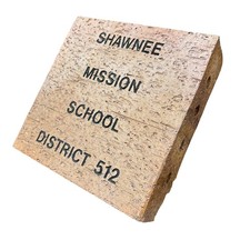 RARE Shawnee Mission School District Kansas Brick Home Decor Patio Paver