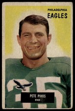 1955 Bowman #10 Pete Pihos
