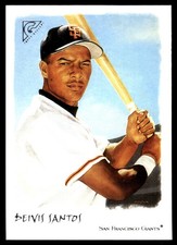 Deivis Santos 2002 Topps Gallery #165 Giants MLB READ FREE SHIPPING AutographDen