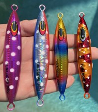 200-300g  BLUEFIN TUNA  KNIFE JIGS - Eddie Bomb  Glow Heavy But Not Tungsten
