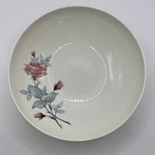 Lenore Classic Rose Sloan China Vegetable Serving Bowl 8"x2 5/8" Made USA