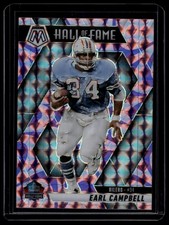 2025 Panini Mosaic #294 Earl Campbell Mosaic Reactive Purple