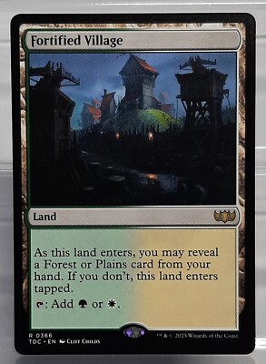Fortified Village / Befestigtes Dorf - Rare/Land - Commander: Tarkir Dragonstorm