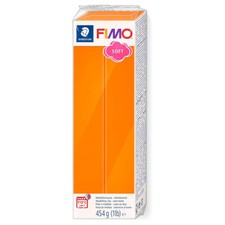 Staedtler FIMO Soft 454g Tangerine Oven Bake Modelling Clay Kids Creative Art
