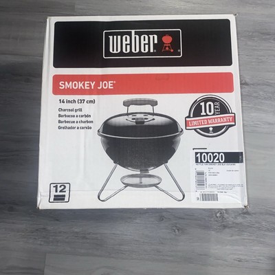 Weber 14" Smokey Joe Portable Grill - Black - New in Box! | eBay