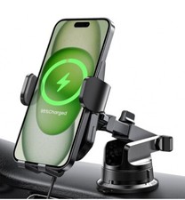 Car phone holder. Hands-free dashboard.