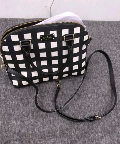 Kate Spade Grove Street Pop Art Checkered Carli Crossbody Purse NWT - Picture 3 of 3