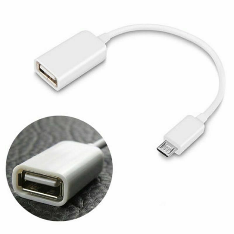 Micro USB B Male to USB 2.0 A Female OTG Adapter for LG Samsung Sony Devices