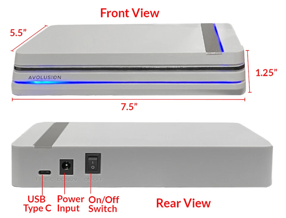 Avolusion HDDGEAR PRO X 8TB External Gaming Hard Drive for PS5 Game Console HDD - Image 4 of 4